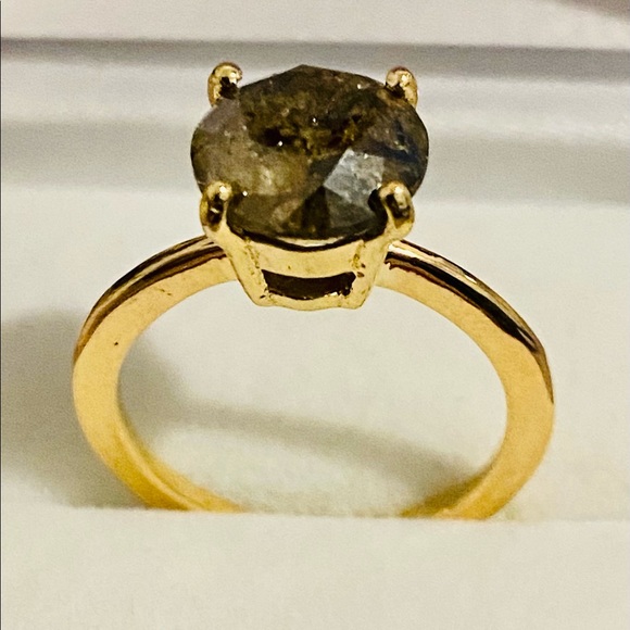 3.65 carats diamond 18k gold solitaire ring - Picture 3 of 5